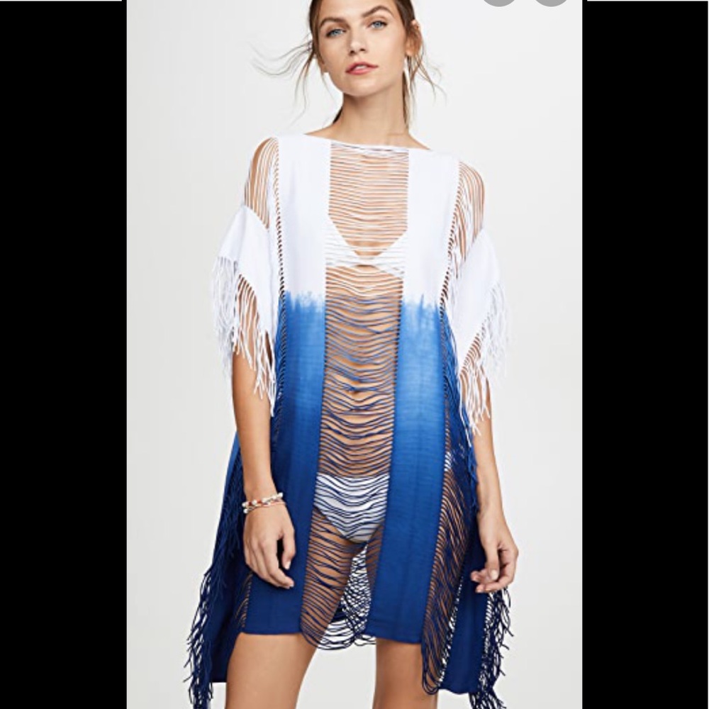 PILYQ Monique cover up in island blue